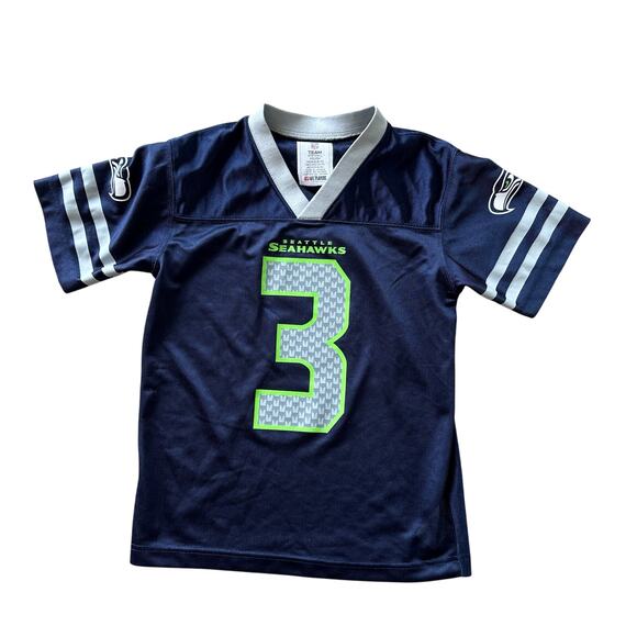 NFL Seattle Seahawks Football Jersey 3 Wilson - Picture 1 of 5